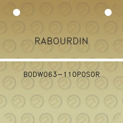 rabourdin-b0dw063-110p0s0r