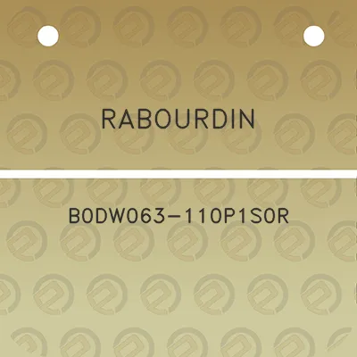 rabourdin-b0dw063-110p1s0r