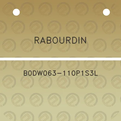 rabourdin-b0dw063-110p1s3l