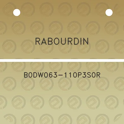 rabourdin-b0dw063-110p3s0r