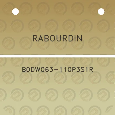 rabourdin-b0dw063-110p3s1r