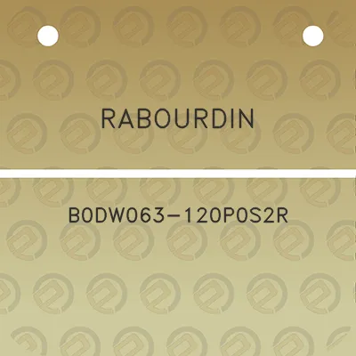 rabourdin-b0dw063-120p0s2r