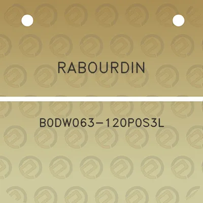 rabourdin-b0dw063-120p0s3l