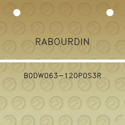 rabourdin-b0dw063-120p0s3r