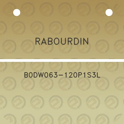 rabourdin-b0dw063-120p1s3l