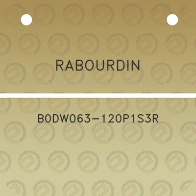 rabourdin-b0dw063-120p1s3r