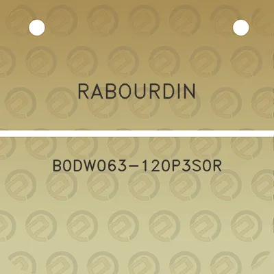 rabourdin-b0dw063-120p3s0r