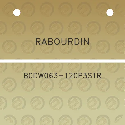 rabourdin-b0dw063-120p3s1r