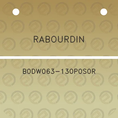 rabourdin-b0dw063-130p0s0r