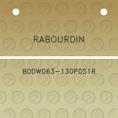 rabourdin-b0dw063-130p0s1r