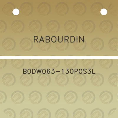 rabourdin-b0dw063-130p0s3l