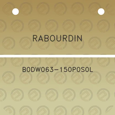 rabourdin-b0dw063-150p0s0l