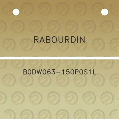 rabourdin-b0dw063-150p0s1l