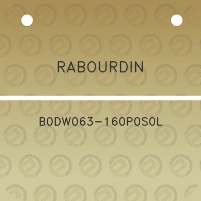 rabourdin-b0dw063-160p0s0l