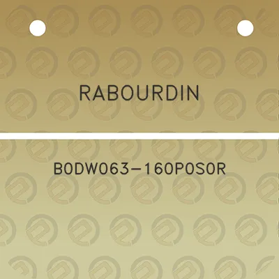 rabourdin-b0dw063-160p0s0r