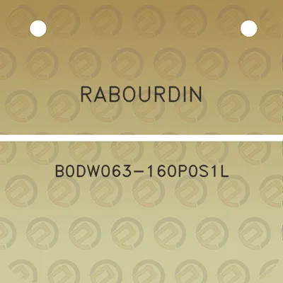 rabourdin-b0dw063-160p0s1l