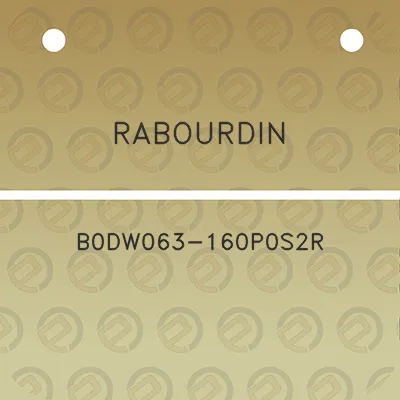 rabourdin-b0dw063-160p0s2r