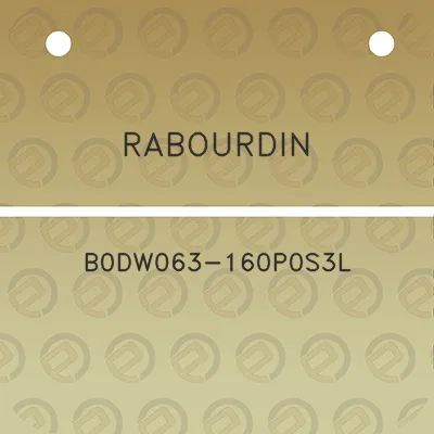 rabourdin-b0dw063-160p0s3l