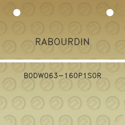 rabourdin-b0dw063-160p1s0r