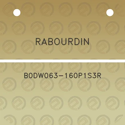 rabourdin-b0dw063-160p1s3r