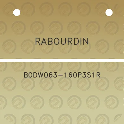 rabourdin-b0dw063-160p3s1r