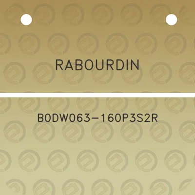 rabourdin-b0dw063-160p3s2r