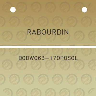 rabourdin-b0dw063-170p0s0l