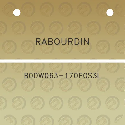 rabourdin-b0dw063-170p0s3l