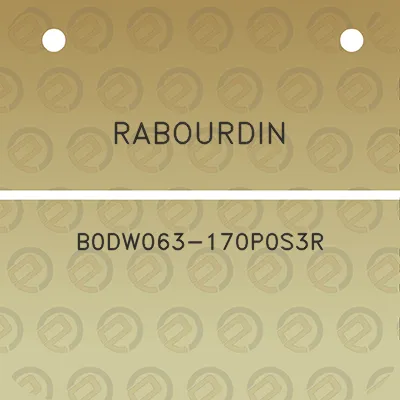 rabourdin-b0dw063-170p0s3r