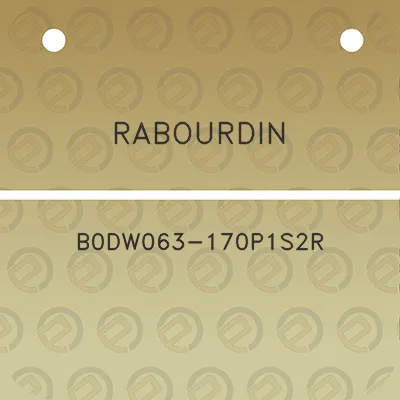 rabourdin-b0dw063-170p1s2r