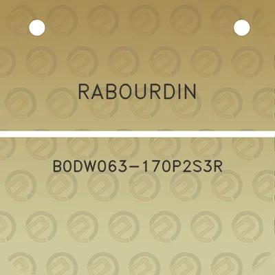 rabourdin-b0dw063-170p2s3r