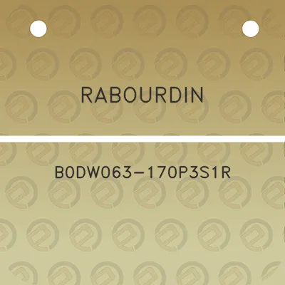 rabourdin-b0dw063-170p3s1r