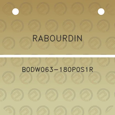 rabourdin-b0dw063-180p0s1r