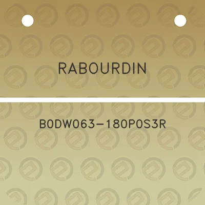 rabourdin-b0dw063-180p0s3r