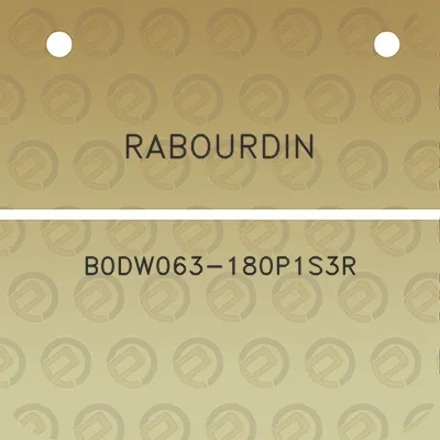 rabourdin-b0dw063-180p1s3r