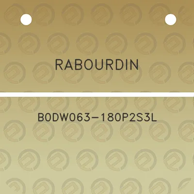 rabourdin-b0dw063-180p2s3l