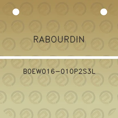 rabourdin-b0ew016-010p2s3l