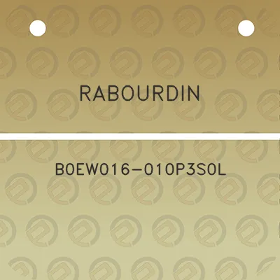 rabourdin-b0ew016-010p3s0l