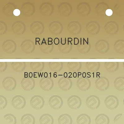 rabourdin-b0ew016-020p0s1r