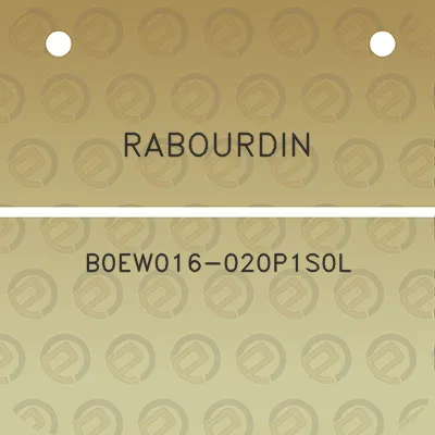 rabourdin-b0ew016-020p1s0l