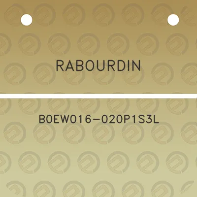 rabourdin-b0ew016-020p1s3l