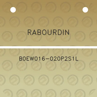 rabourdin-b0ew016-020p2s1l