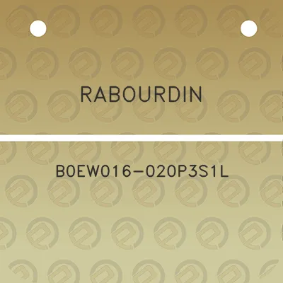 rabourdin-b0ew016-020p3s1l