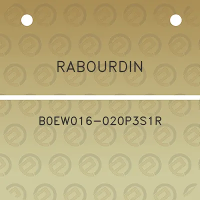 rabourdin-b0ew016-020p3s1r