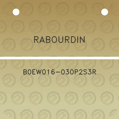 rabourdin-b0ew016-030p2s3r