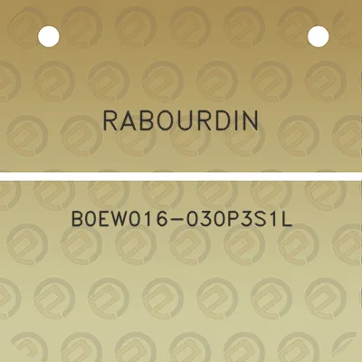 rabourdin-b0ew016-030p3s1l