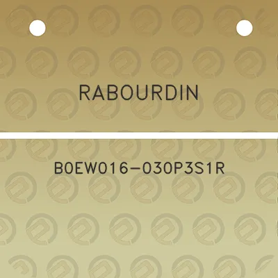 rabourdin-b0ew016-030p3s1r