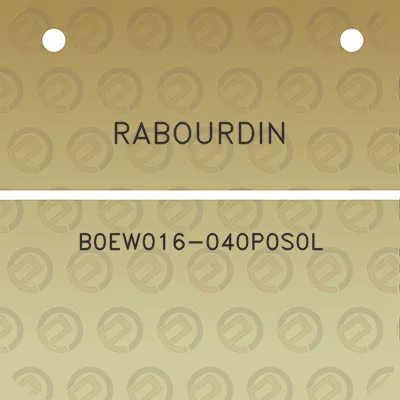 rabourdin-b0ew016-040p0s0l