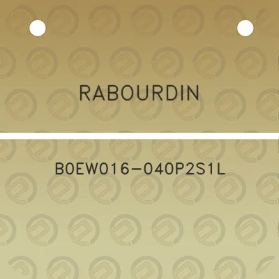 rabourdin-b0ew016-040p2s1l