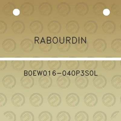 rabourdin-b0ew016-040p3s0l